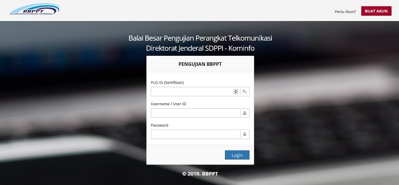 e-sertifikasi BBPPT login