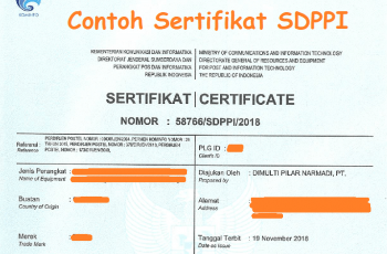 sertifikasi sdppi