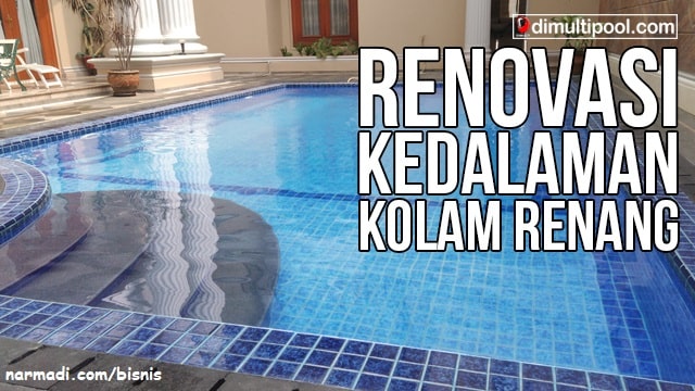Renovasi kolam renang di Jakarta Barat