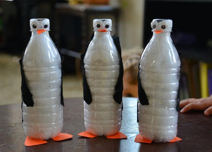 pinguin dari limbah botol plastik