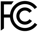 Logo safety standar internasional FCC (Federal Communications Commission) sebagai standar perangkat elektronik