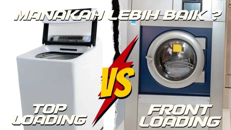 Kelebihan dan kekurangan mesin cuci front loading dan top loading