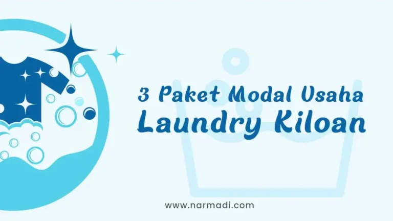 Paket modal usaha laundry kiloan