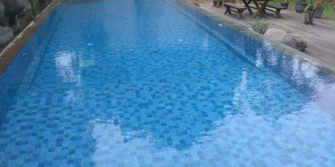 Perbaikan sistem sirkulasi kolam renang