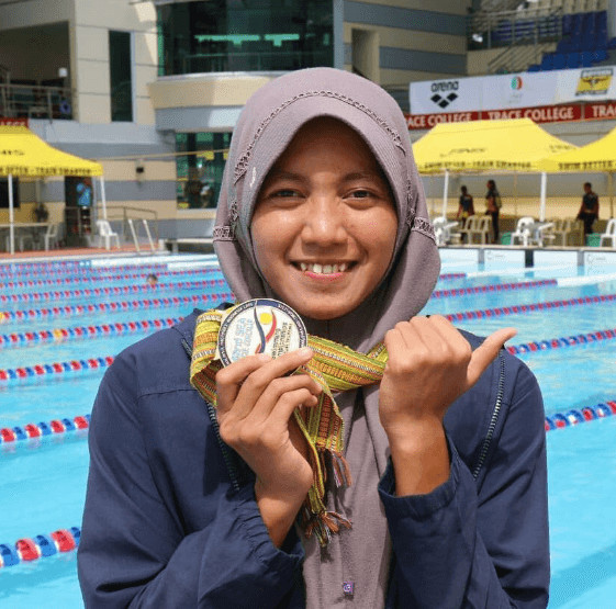 Adinda Larasati, Atlet Renang Muslimah Hebat Indonesia 1