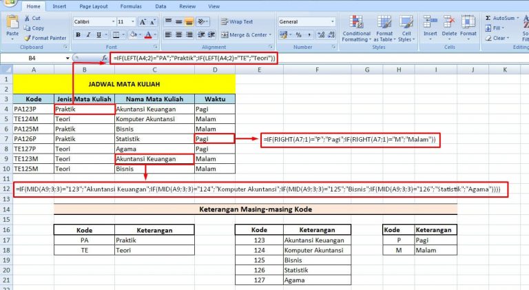 Screenshot tutorial Mencari Nama di Excel