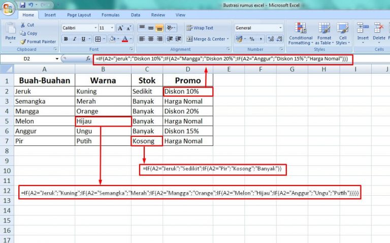 Cara Penggunaan Rumus If And Pada Excel Warga Co Id