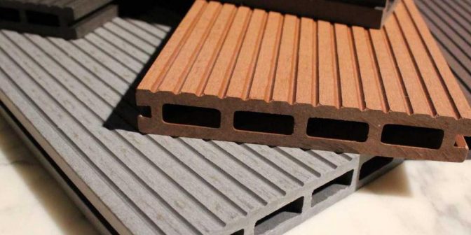 Jenis decking Wood Plastic Composite (WPC)