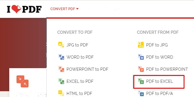 Konverter PDF ke Excel 