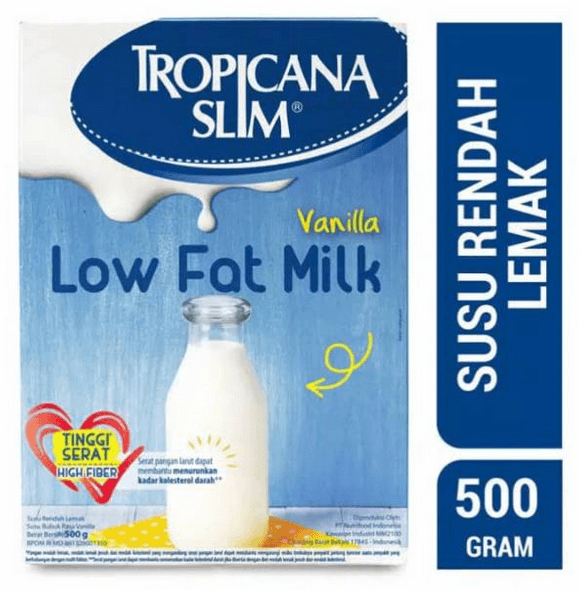 susu rendah lemak untuk darah tinggi