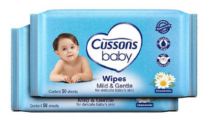 tisu basah bayi yang wangi Cussons Baby Wipes Mild & Gentle