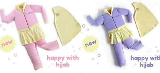 Baju renang bayi model hijab