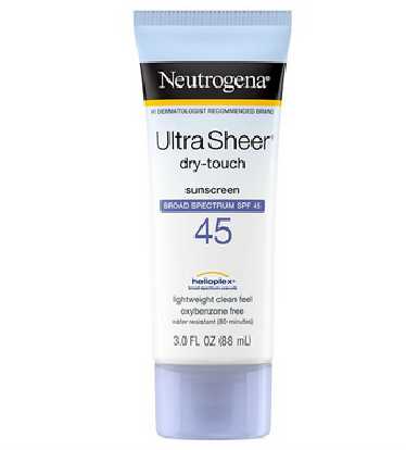 Sunblock Neutrogena Ultra Sheer Face & Body Dry Touch