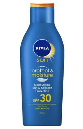 sunblock renang Nivea Sun Protect & Moisture SPF 30