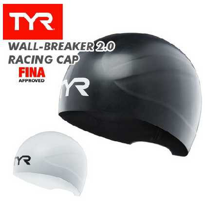 topi renang tyr Wall Breaker Racing Cap