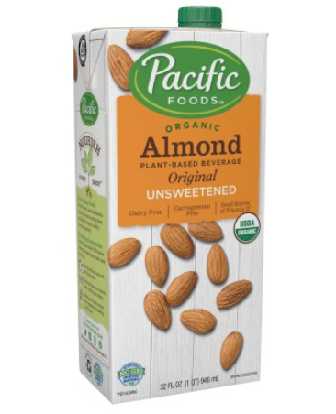 Pacific Foods Organic Unsweetened Almond Original