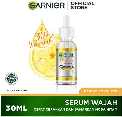 Serum wajah: Garnier Light Complete Vitamin C 30X Booster Serum