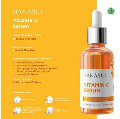 Hanasui Vitamin C Serum - serum wajah dibawah 50 ribu
