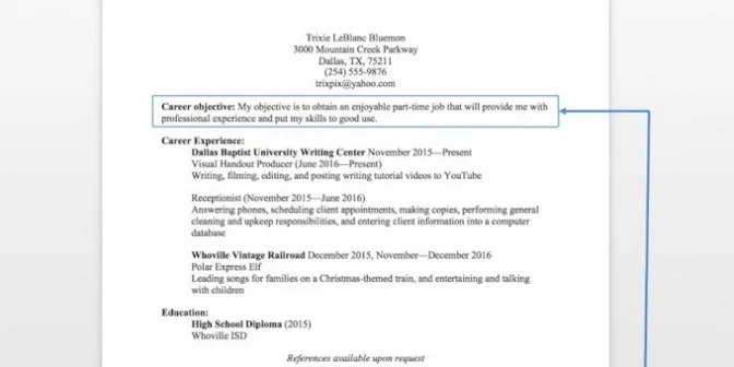 Contoh resume terbaik