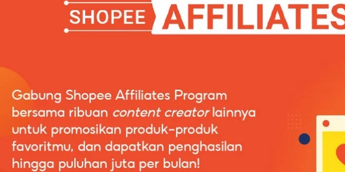 Indonesia shopee affiliate Join the