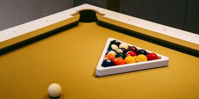 ukuran meja billiard berdasarkan tipe meja