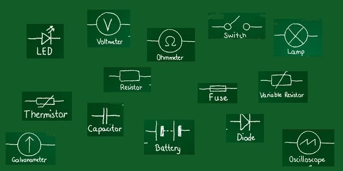 Simbol komponen elektronika
