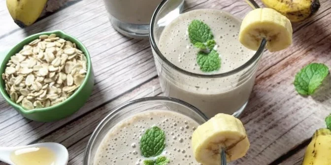 resep smoothies oatmeal