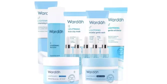 Skincare Wardah untuk mencerahkan wajah 
