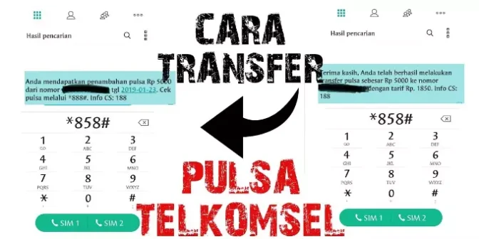 cara transfer pulsa Telkomsel