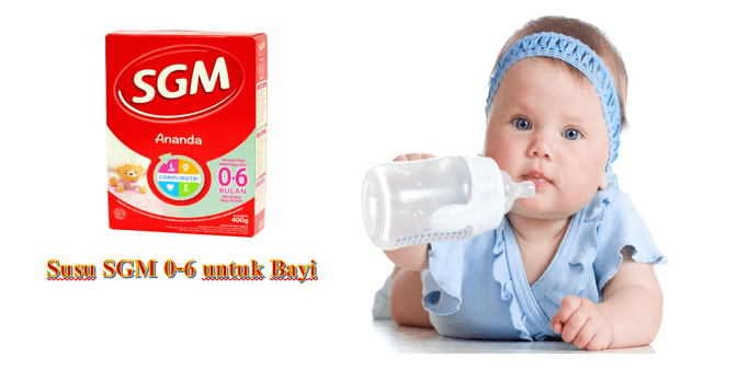 Susu SGM 0-6 untuk Bayi