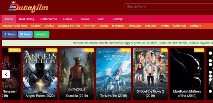 Dutafilm subtitle Indonesia