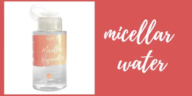 Micellar water untuk kulit sensitif