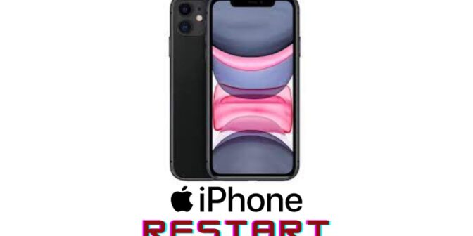 cara restart iphone 11