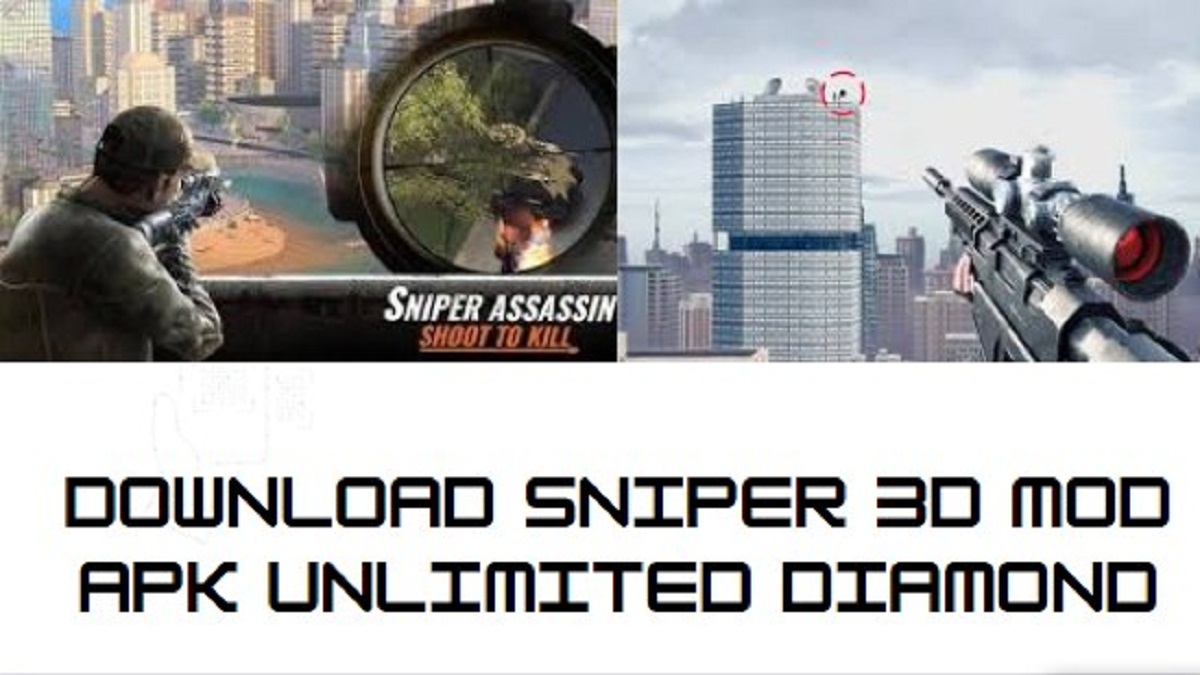 download sniper 3d mod apk unlimited diamond