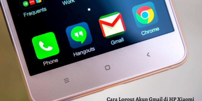 Cara Logout Akun Gmail di HP Xiaomi