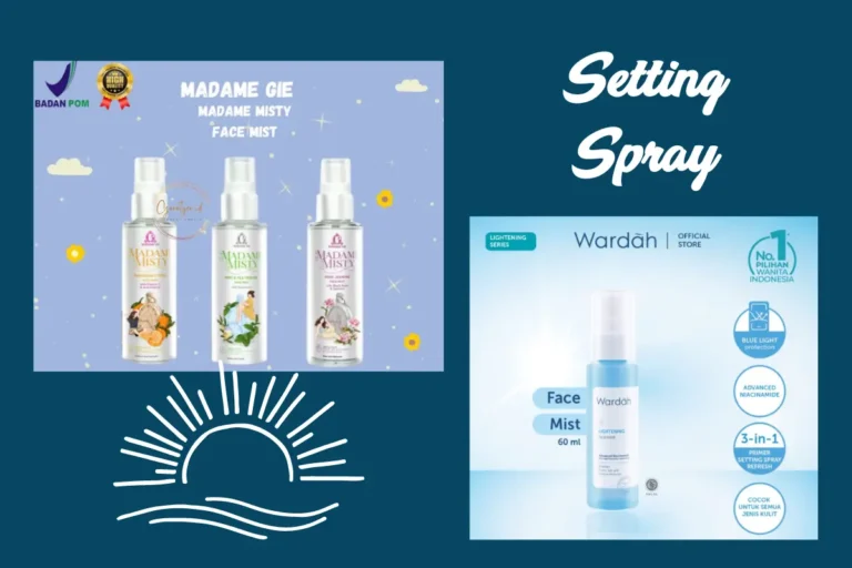 setting spray untuk kulit sensitif