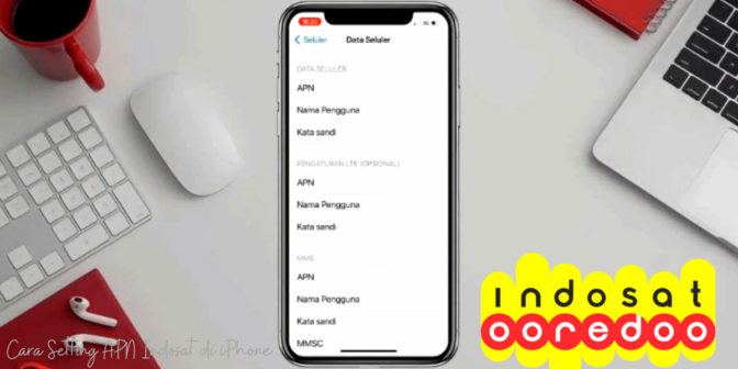 Cara Setting APN Indosat di iPhone