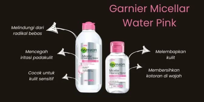 Perbedaan Micellar Water Garnier Pink dan Biru