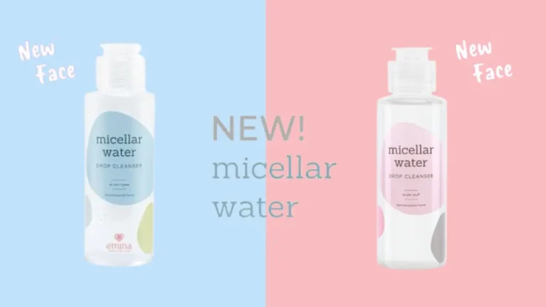 perbedaan micellar water Emina pink dan biru