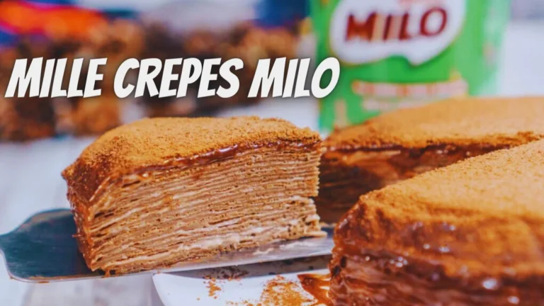 Resep mille crepes milo