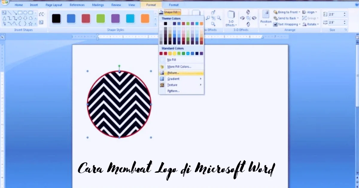 Cara Membuat Logo di Microsoft Word