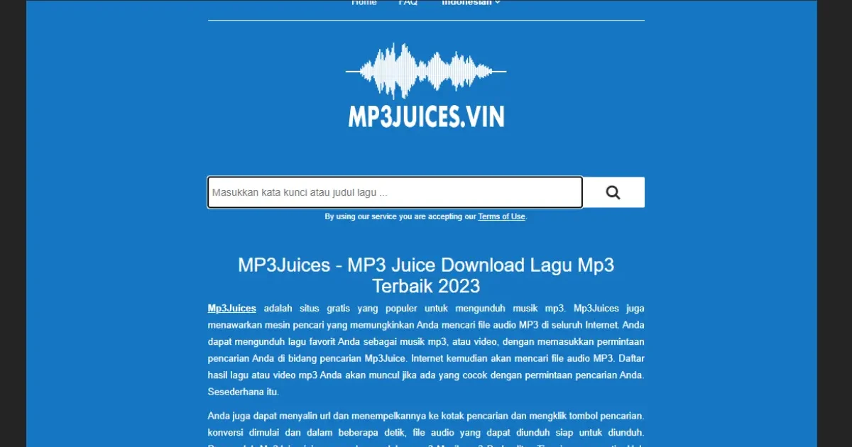 MP3 Juice Download Lagu Tanpa Aplikasi, 