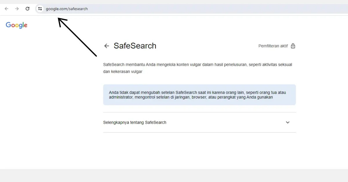 Cara Membuka Safe Search yang Terkunci di HP