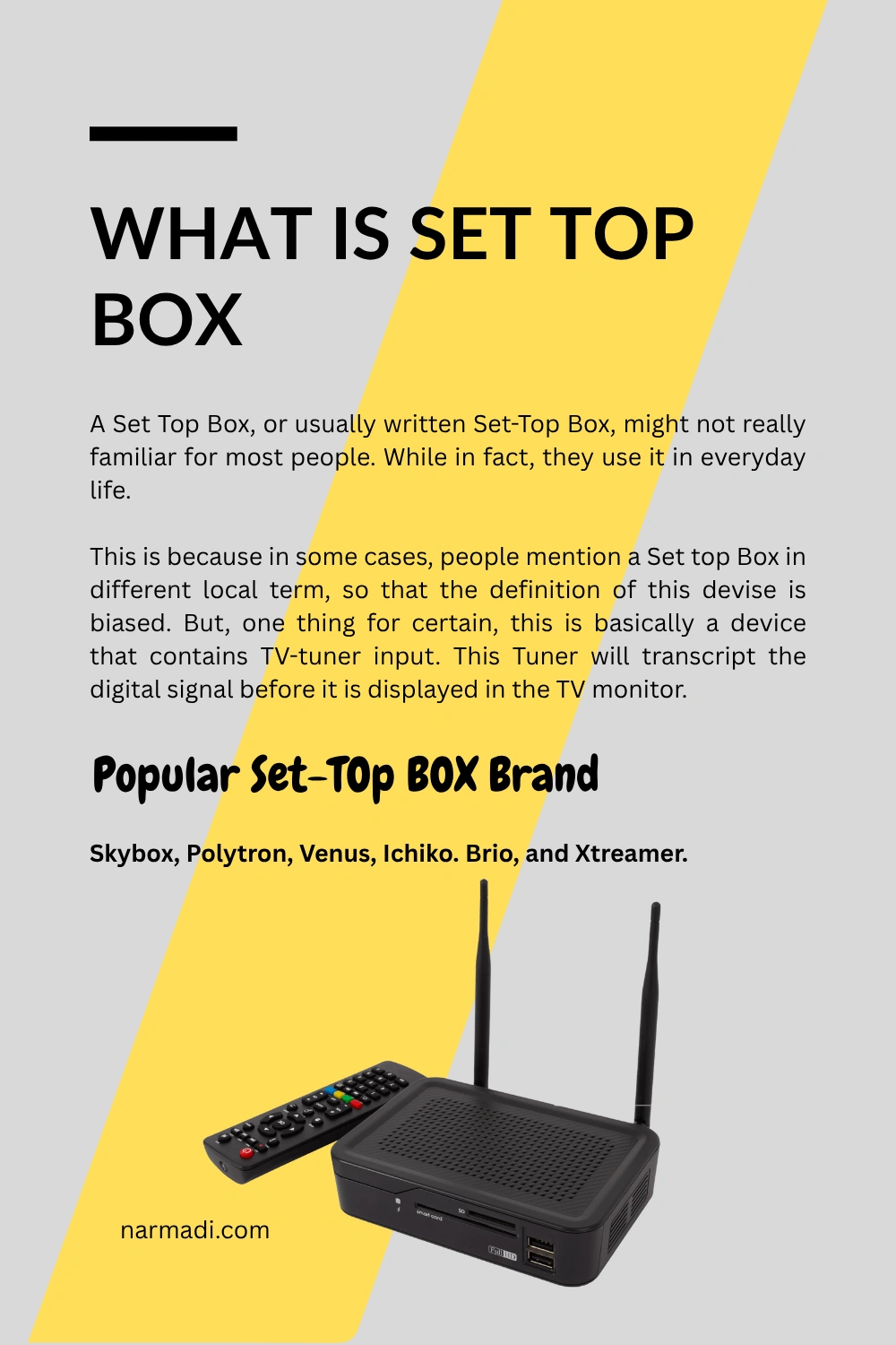 Most Popular Set Top Box Brands