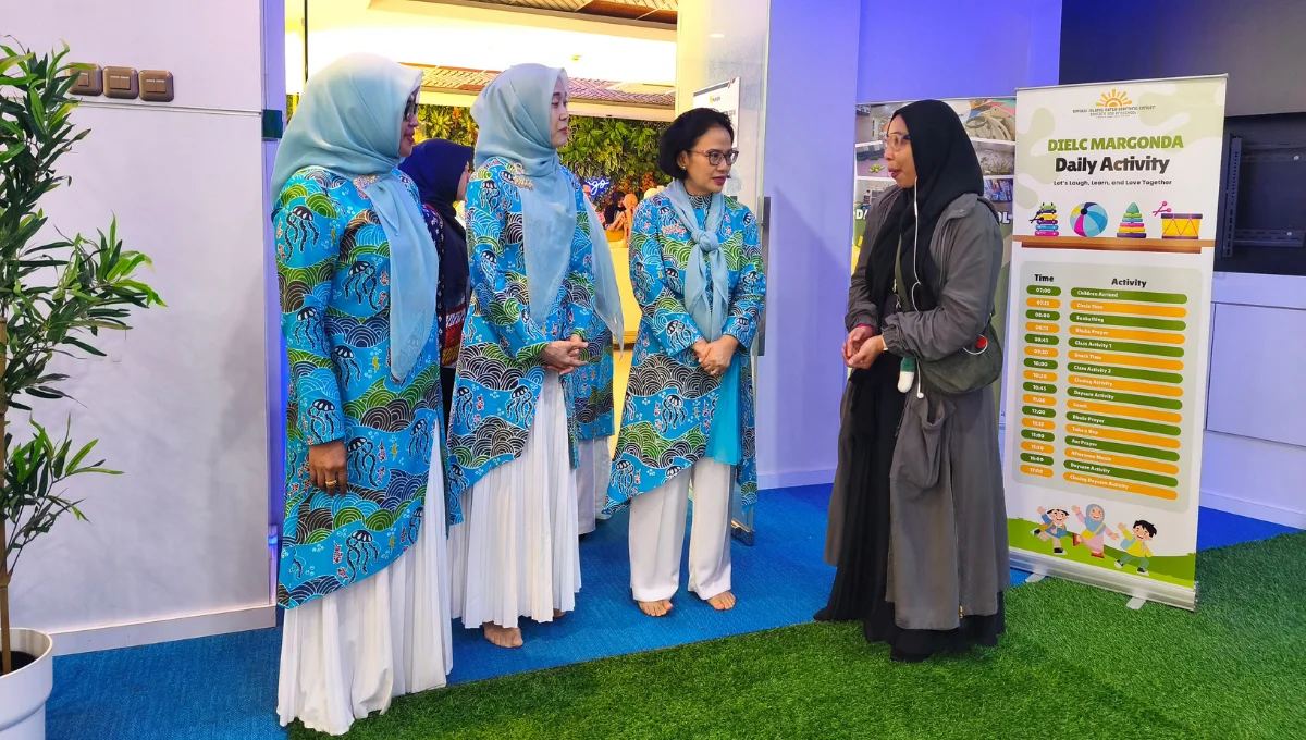 The PIKK PLN Indonesia Power visiting Dimulti Education Daycare