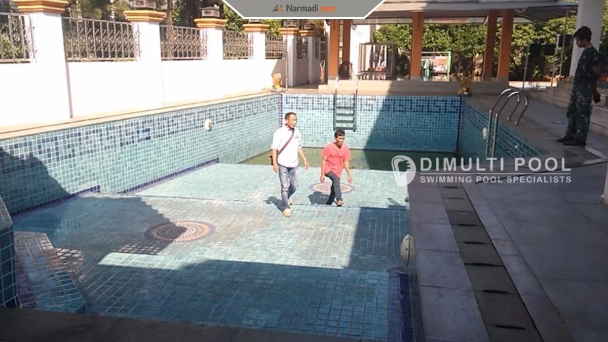 conduct a survey of the swimming pool that we will renovate