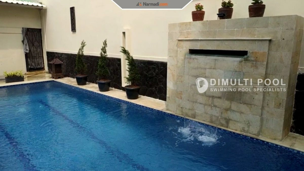 Semi Overflow Swimming Pool Design