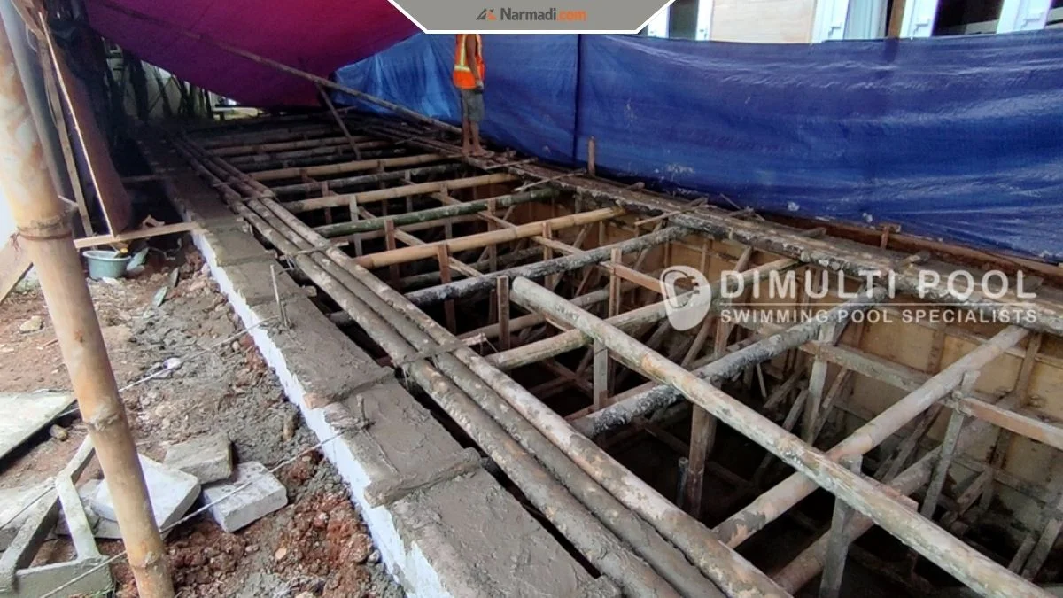 Concrete Pouring Technique for Semi Overflow Swimming Pool