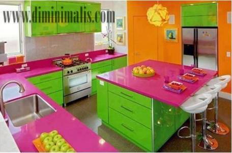 warna dapur minimalis