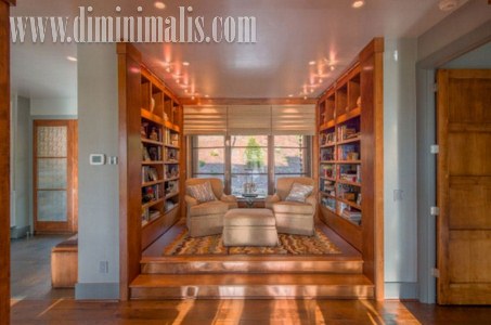  ruang baca keluarga, desian ruang baca minimalis, ruang baca sederhana,